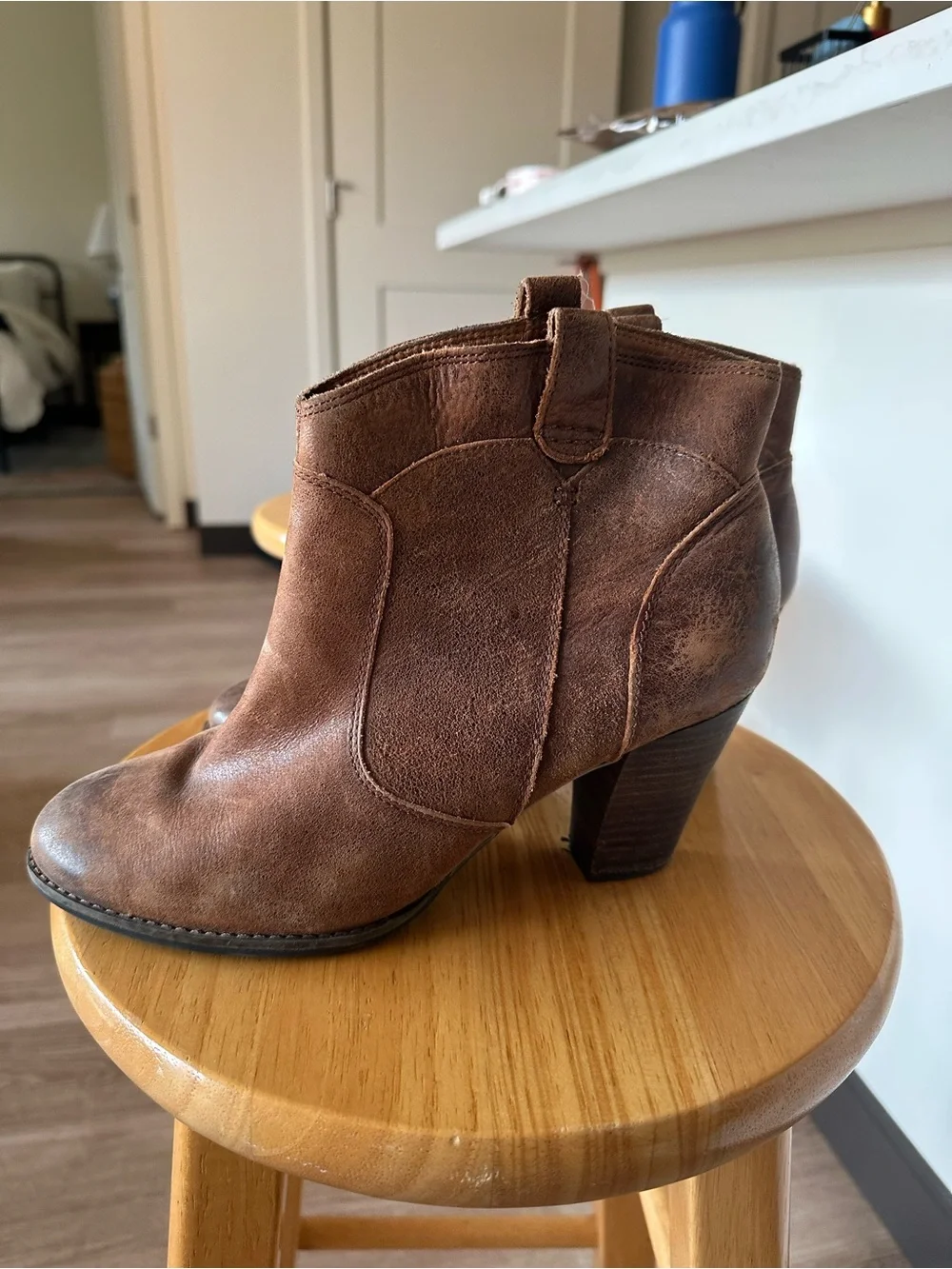 Clark’s Heeled Leather Boots